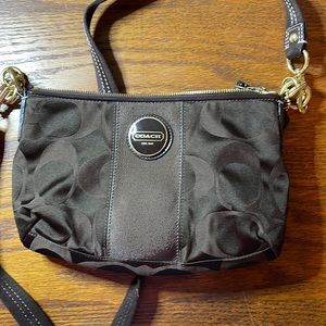 Coach brown crossbody demi
